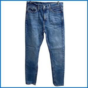 Levi Strauss 510 Mens Jeans Slim Fit Blue Wash Size 30x34
